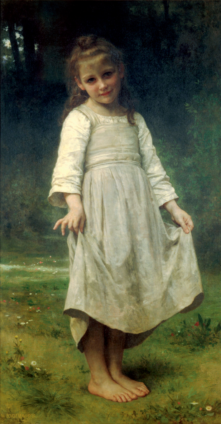  阿道夫·布格罗 Adolphe Bouguereau —— 屈膝礼